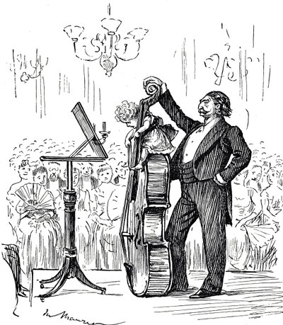 どんどん若返っていく天才音楽家を評した漫画 作： George du Maurier