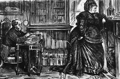 再び国勢調査の時期 作： George du Maurier