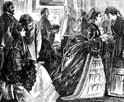 イギリスの上流階級であるジェントリーの社交場 作： George du Maurier