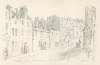 セントマーティンズレーン、ロンドン、1825 作： George the Elder Scharf