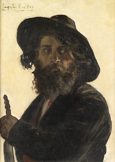 旅するプレーヤー、1879 作： George van den Bos