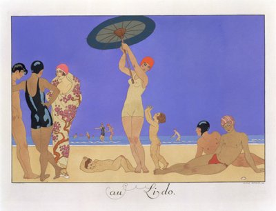 Henri Reidelによって刻まれたリドで 作： Georges (after) Barbier