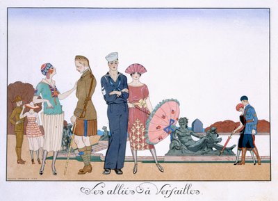 アンリ・ライデルが彫刻したベルサイユの同盟国 作： Georges (after) Barbier