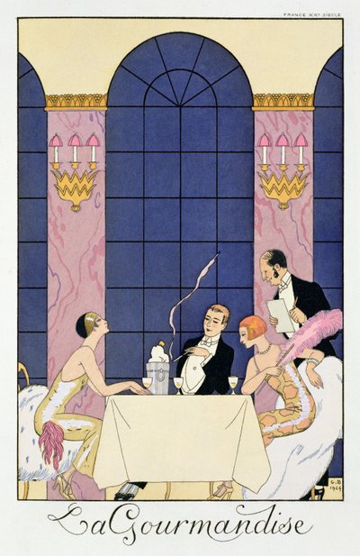 グルマンズ 作： Georges (after) Barbier