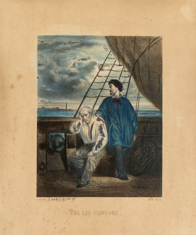 H.ヤンニンによって刻まれたポンツーンに、1848年 作： Georges Alexandre after Fischer