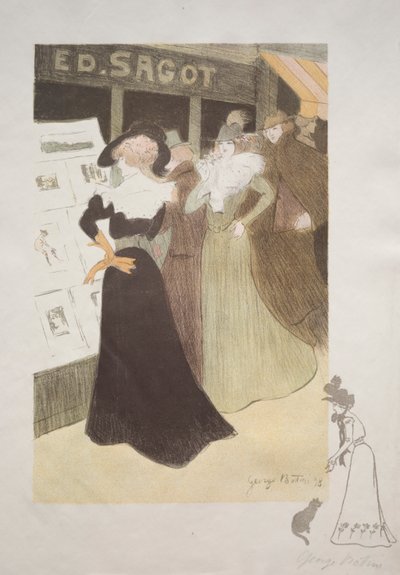 サゴットのギャラリー、1898 年。 作： Georges Alfred Bottini