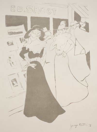 サゴツギャラリー、1898年。 作： Georges Alfred Bottini