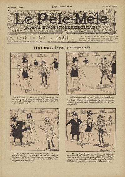 すべて恥ずかしがり屋。ルペレメレの挿絵、1902 作： Georges Antonin Henri Mory