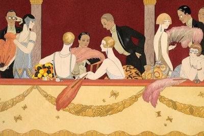 H. Reidelによって刻まれたEventails 作： Georges Barbier