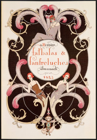 Falbalas et Franfreluches、ファッション年鑑 作： Georges Barbier