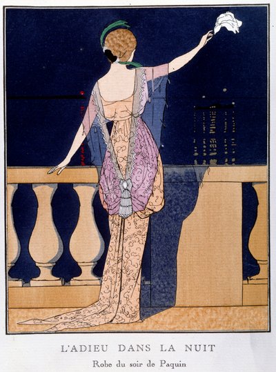 夜の別れ 作： Georges Barbier