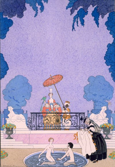 おとぎ話の本からのイラスト 作： Georges Barbier