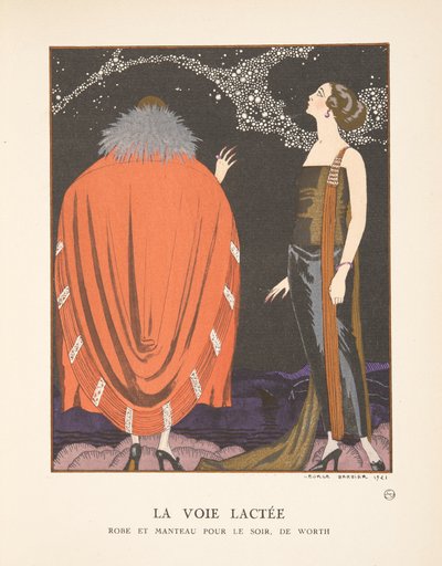 ファッションプレートのコレクションから、天の川 作： Georges Barbier