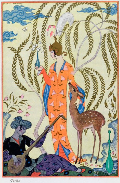 「ペルシャ」、1912 作： Georges Barbier