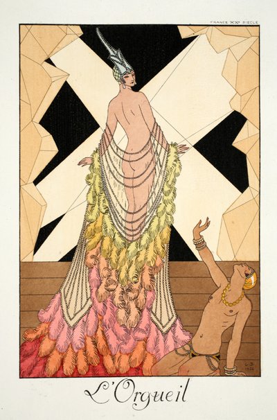 プライド、「ファルバラスとファンフルーシェ 現在・過去・未来モードの年鑑」より 作： Georges Barbier