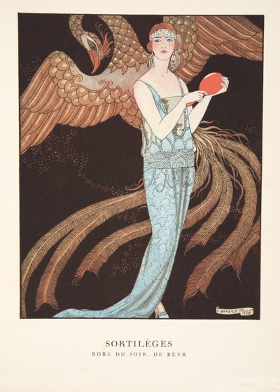 ファッションプレートのコレクションからのSortilèges 作： Georges Barbier