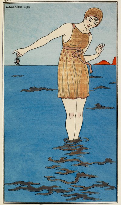 水着 作： Georges Barbier