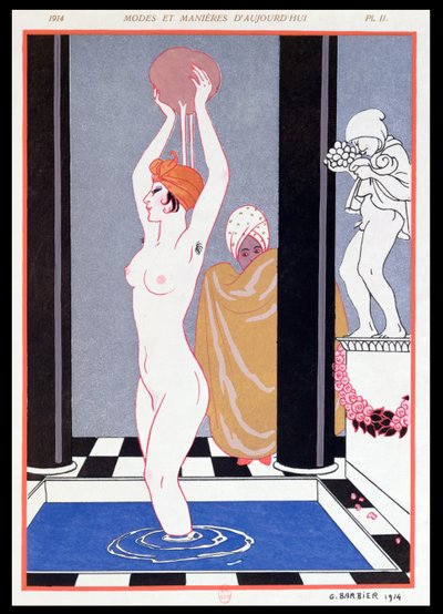 ザ・ベイスン 作： Georges Barbier