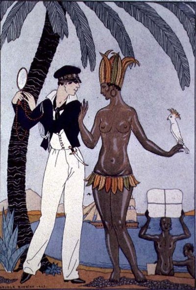 美しい原住民 作： Georges Barbier