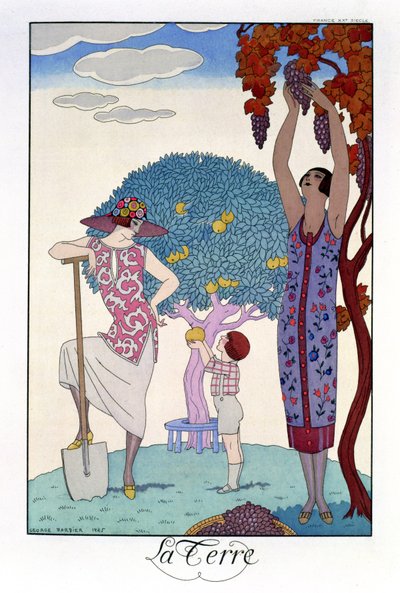 地球 作： Georges Barbier