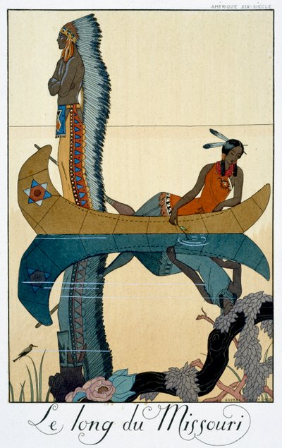 「ミズーリの長さ」、1922 作： Georges Barbier