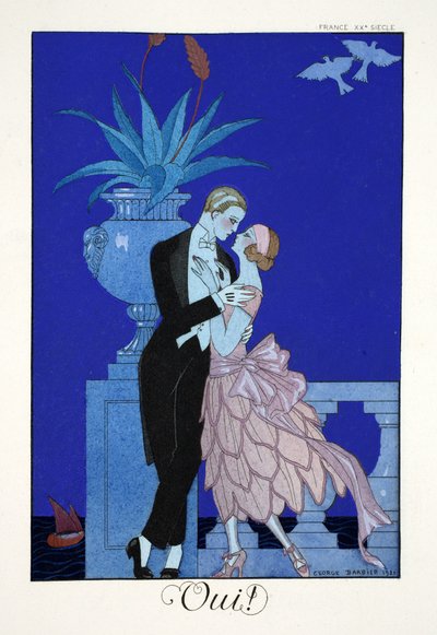 はい、「ファルバラスとファンフルーシェ 現在・過去・未来モードの年鑑」より 作： Georges Barbier