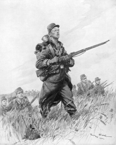 そして今... Advance！、1914、1926。 作： Georges Bertin Scott