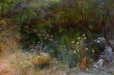 ナイアズのいる湖 作： Georges Clairin