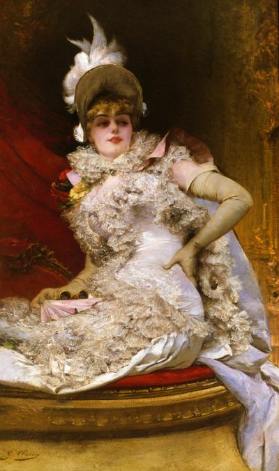 オペラで 作： Georges Clairin