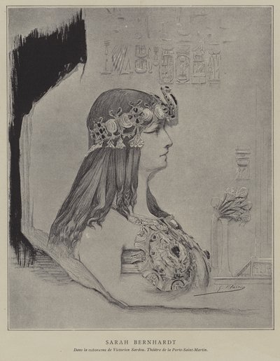 サラ・ベルナール、フランスの女優 作： Georges Clairin