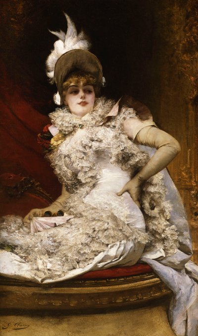 Loge;ロッジでは、 作： Georges Clairin