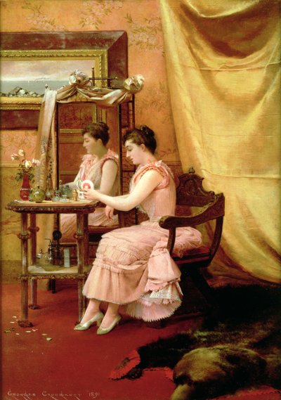 私室で 作： Georges Croegaert