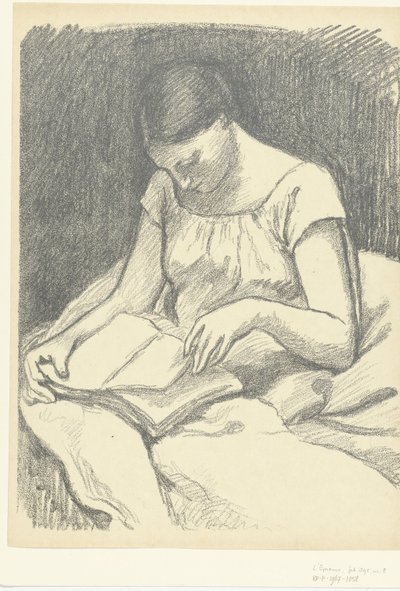 読む女性 リゼーズ レプルーヴ（シリーズタイトル） 作： Georges Daniel de Monfreid