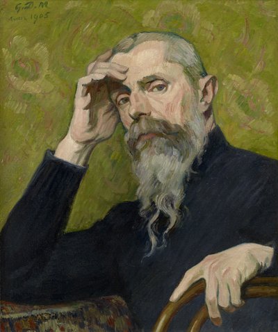 自画像、1905年（紙に油彩、キャンバスに敷きました） 作： George Daniel de Monfreid