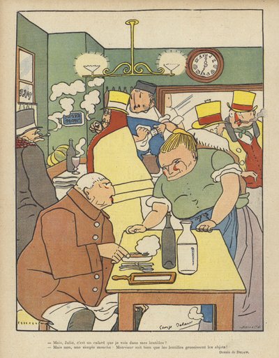 ル・リールのイラスト 作： Georges Delaw
