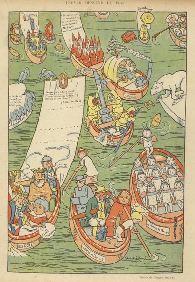 ル・リールのイラスト 作： Georges Delaw