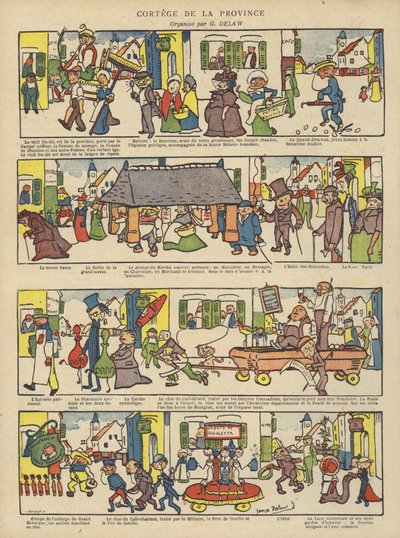 ル・リールのイラスト 作： Georges Delaw