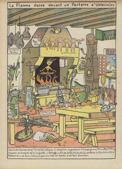 ル・リールのイラスト 作： Georges Delaw