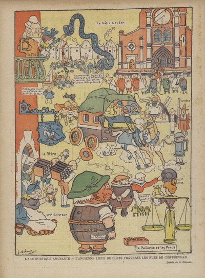 ル・リールのイラスト 作： Georges Delaw