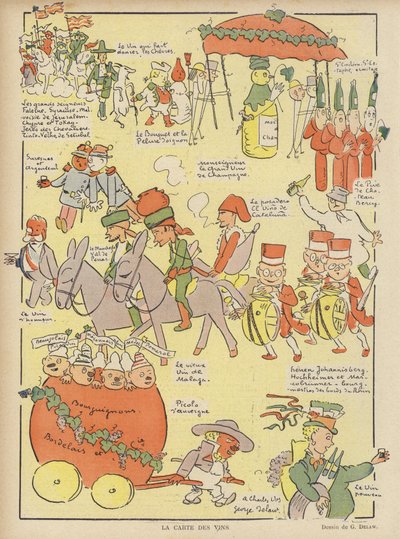 ル・リールのイラスト 作： Georges Delaw