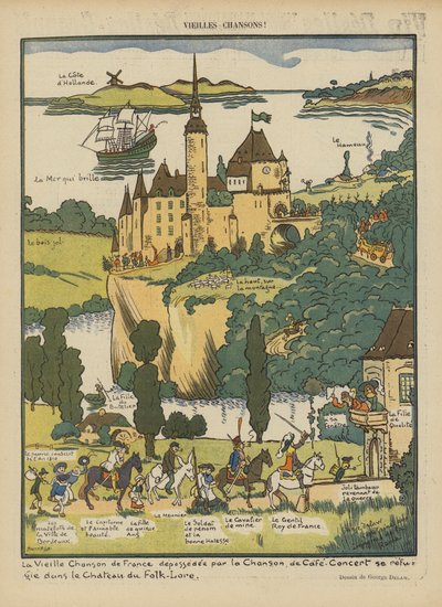 ル・リールのイラスト 作： Georges Delaw