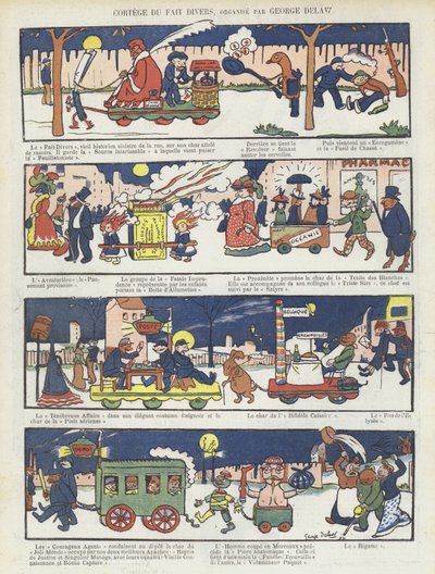 ル・リールのイラスト 作： Georges Delaw