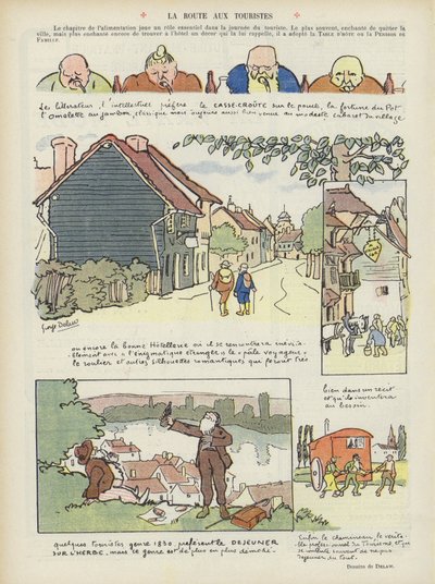 ル・リールのイラスト 作： Georges Delaw