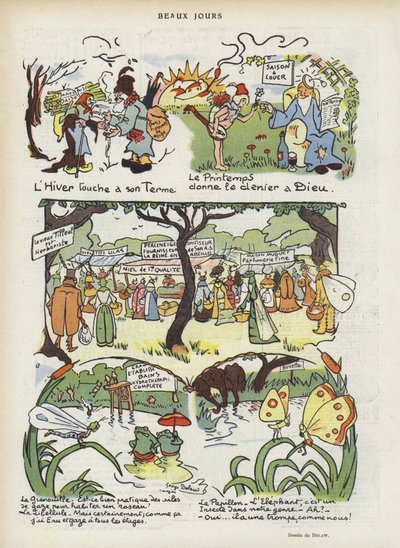 ル・リールのイラスト 作： Georges Delaw