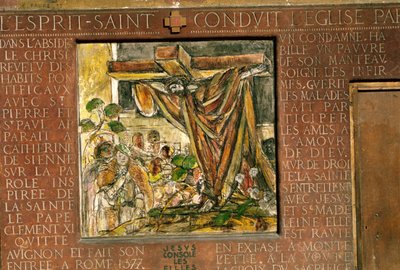 カルバリーへの道のキリスト 作： Georges Desvallieres