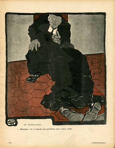 バタープレート、番号146、風刺的な色 作： Georges Dupuis