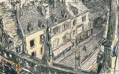 A Rue De Valogne、c1911 作： Georges Dupuis