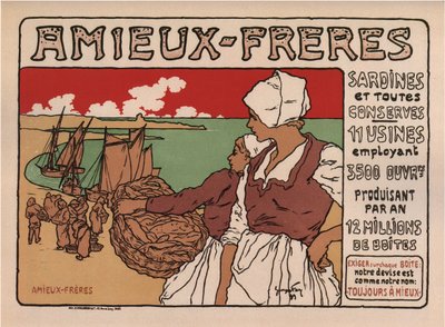 Amieux Freresポスター、1899 作： Georges Fay