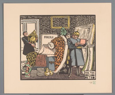 兵士が家を略奪 文化と食べ物（オブジェクトのタイトル） 作： Georges Hermann Rene Paul