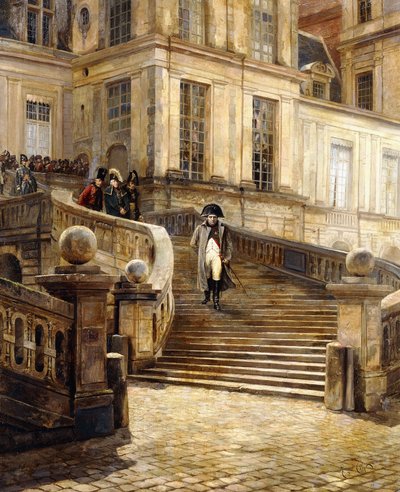 ナポレオンの退位、1890年から1899年 作： Georges Jules Auguste Cain